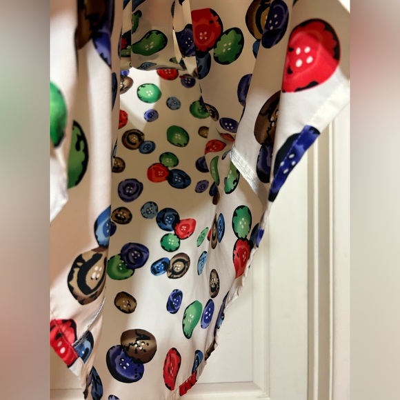Vintage NWT TRUFFLES blouse with buttons design L - Picture 5 of 8